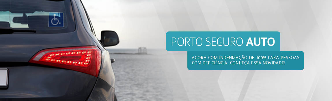 Porto seguro auto - Idenização integral para pessoas com deficiência - MV Guimarães Corretora de Seguros LTDA - Duque de Caxias
